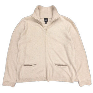 EILEEN FISHER Cashmere Wool Angora Rabbit Hair Sweater Jacket Minimal Lagenlook